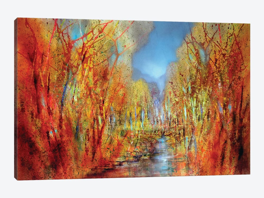 The Forests Colourful by Annette Schmucker 1-piece Canvas Art Print