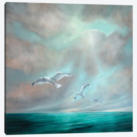 To Be Free Canvas Print #ASK84} by Annette Schmucker Canvas Artwork