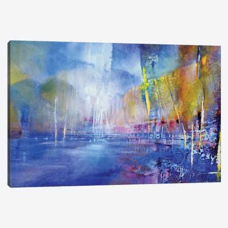 In Harbour Canvas Print #ASK99} by Annette Schmucker Canvas Wall Art
