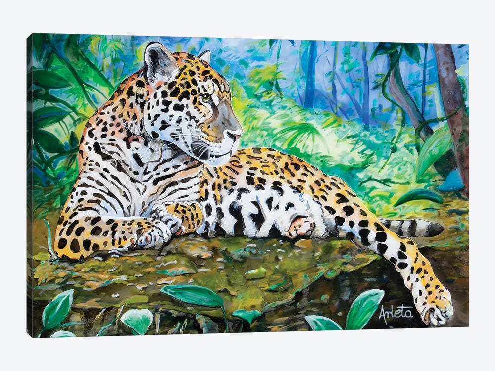 Leopard by Arleta Smolko 1-piece Canvas Art Print