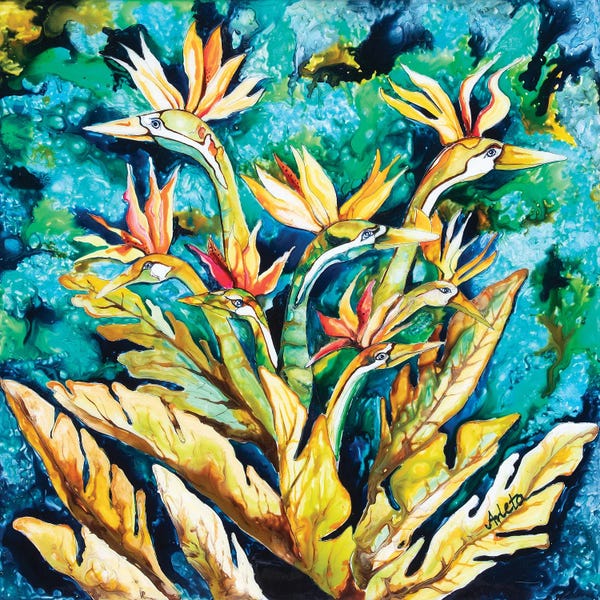 Arleta Smolko: Paradise Birds by Arleta Smolko