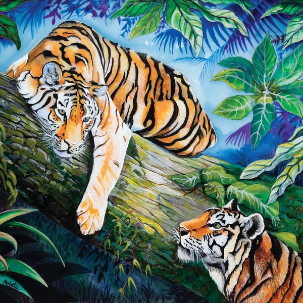 Arleta Smolko: Tigers by Arleta Smolko