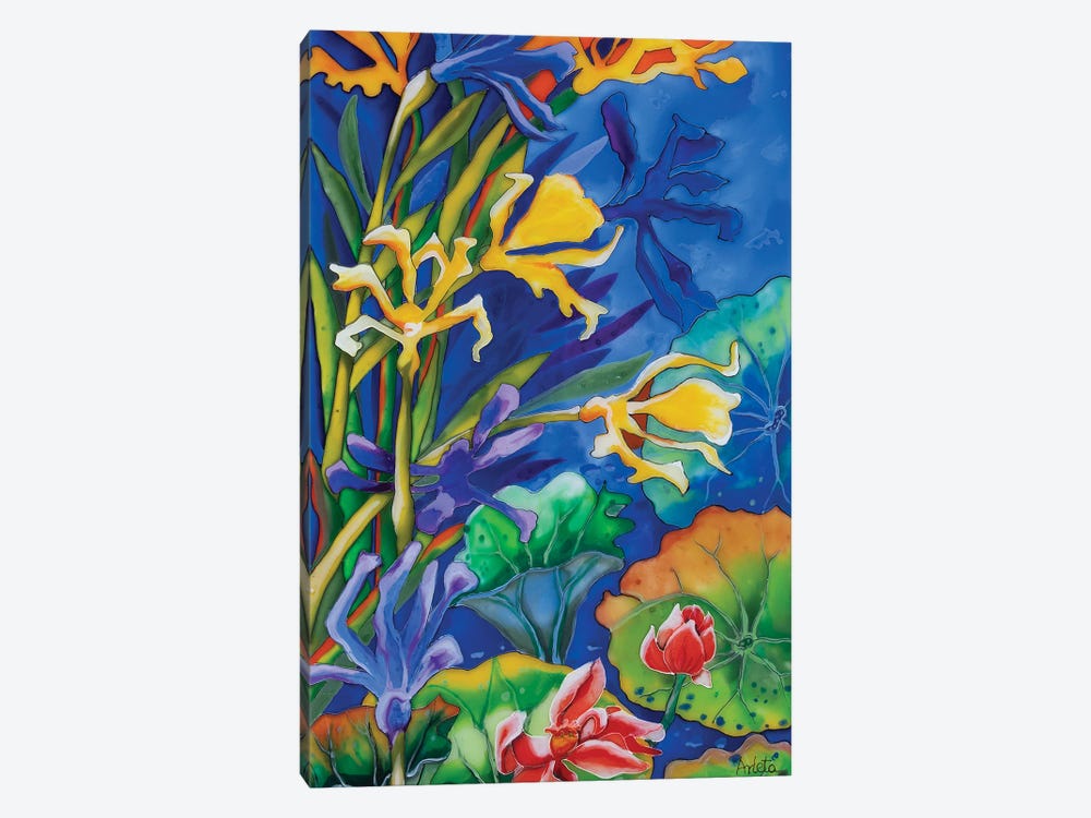 Yellow Iris by Arleta Smolko 1-piece Canvas Art Print