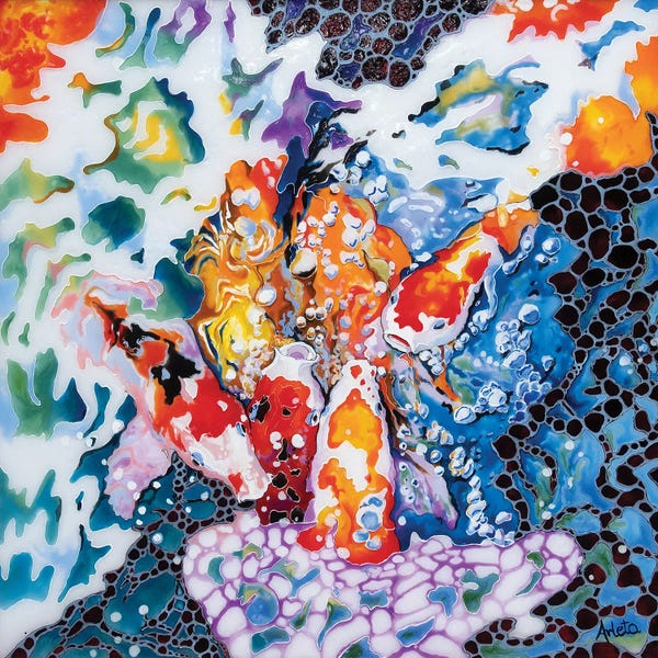 Arleta Smolko: Busy Pond by Arleta Smolko