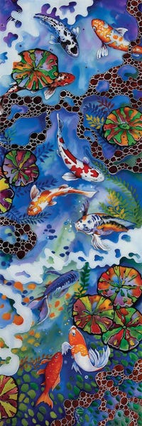 Asian Décor: Colourful Koi III by Arleta Smolko
