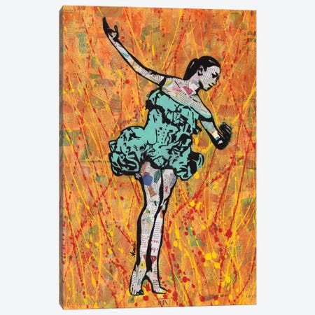 Fire Dancer Canvas Print #ASM12} by Amy Smith Canvas Wall Art