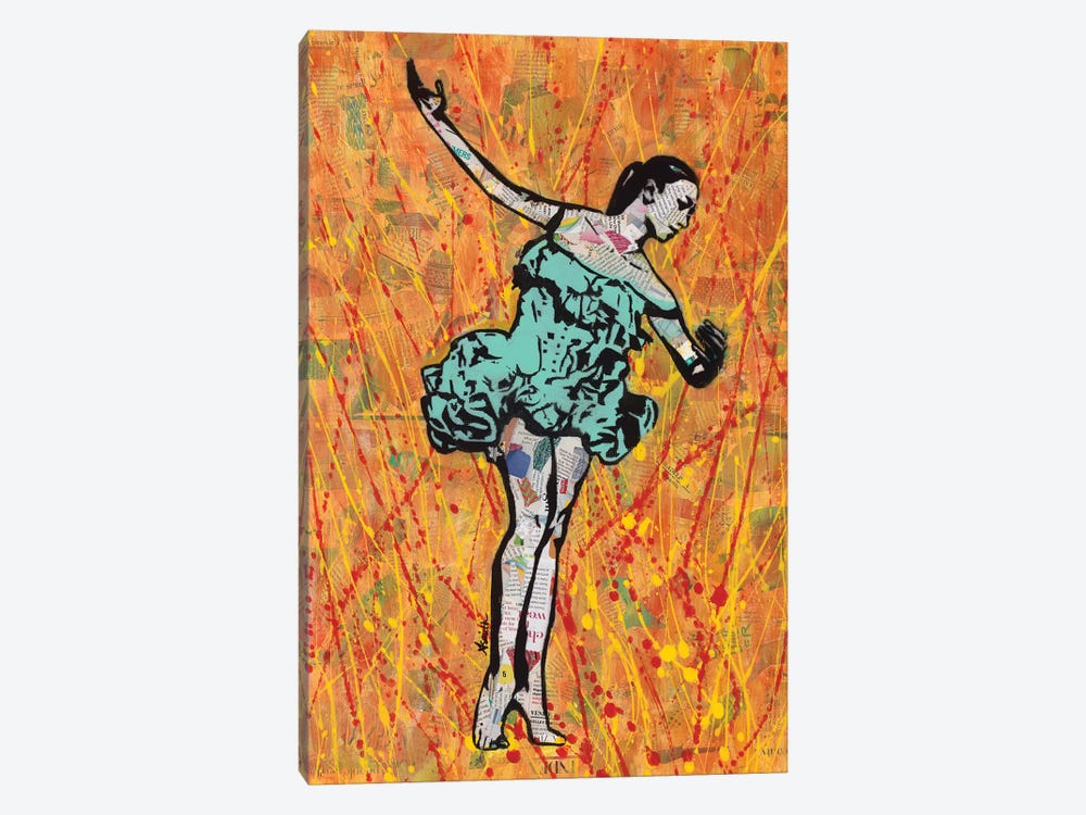 Fire Dancer by Amy Smith 1-piece Canvas Wall Art