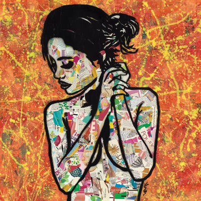 Listening by Amy Smith canvas print