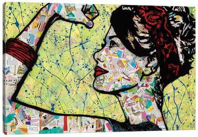 Stronger Canvas Art Print - Women's Empowerment Art