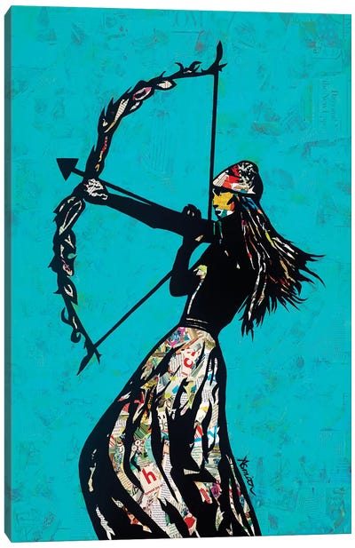 The Archer Canvas Art Print