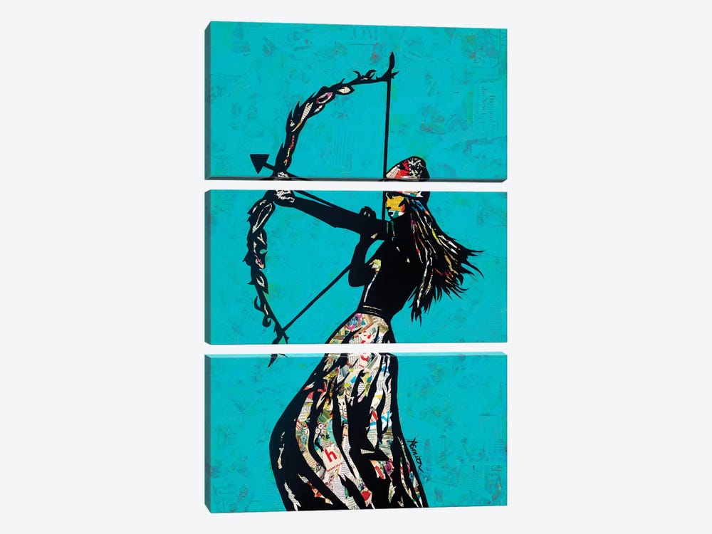The Archer by Amy Smith 3-piece Canvas Artwork