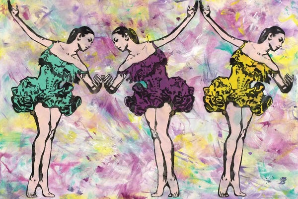 Dancers: Trio In Pink by Amy Smith