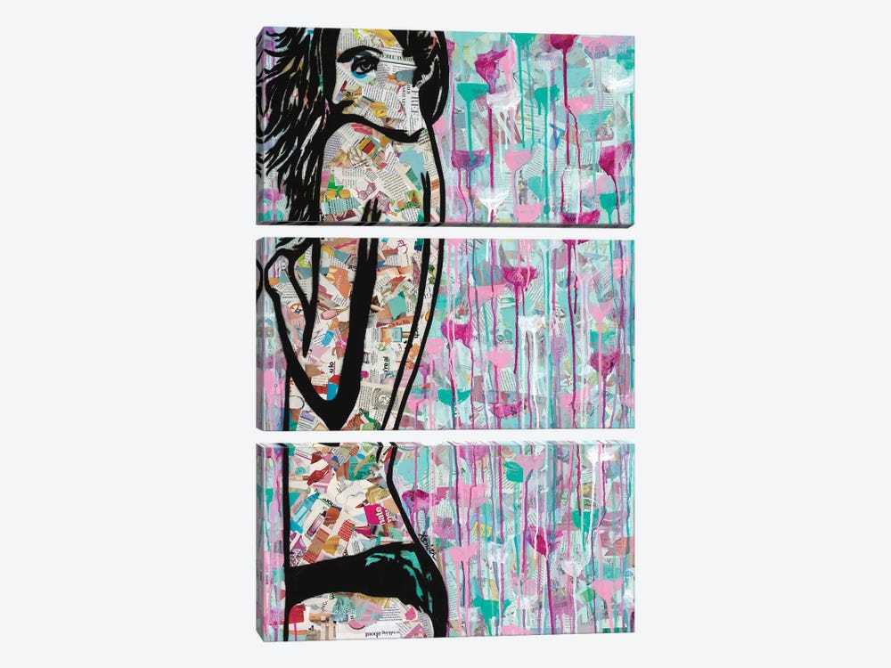 Vulnerable by Amy Smith 3-piece Canvas Art Print
