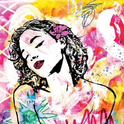 Abstract love by Amy Smith canvas print