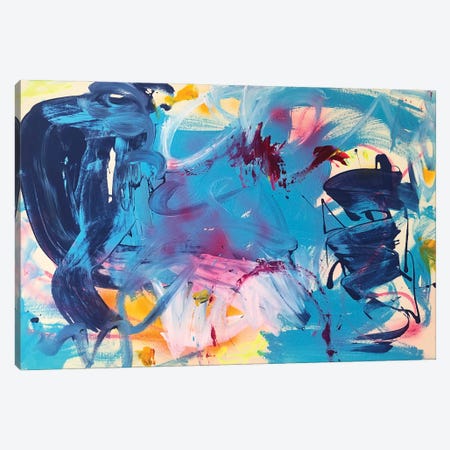 Blue Dream Canvas Print #ASM57} by Amy Smith Art Print