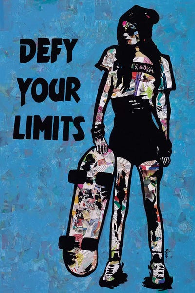 Defy Your Limits by Amy Smith framed canvas print