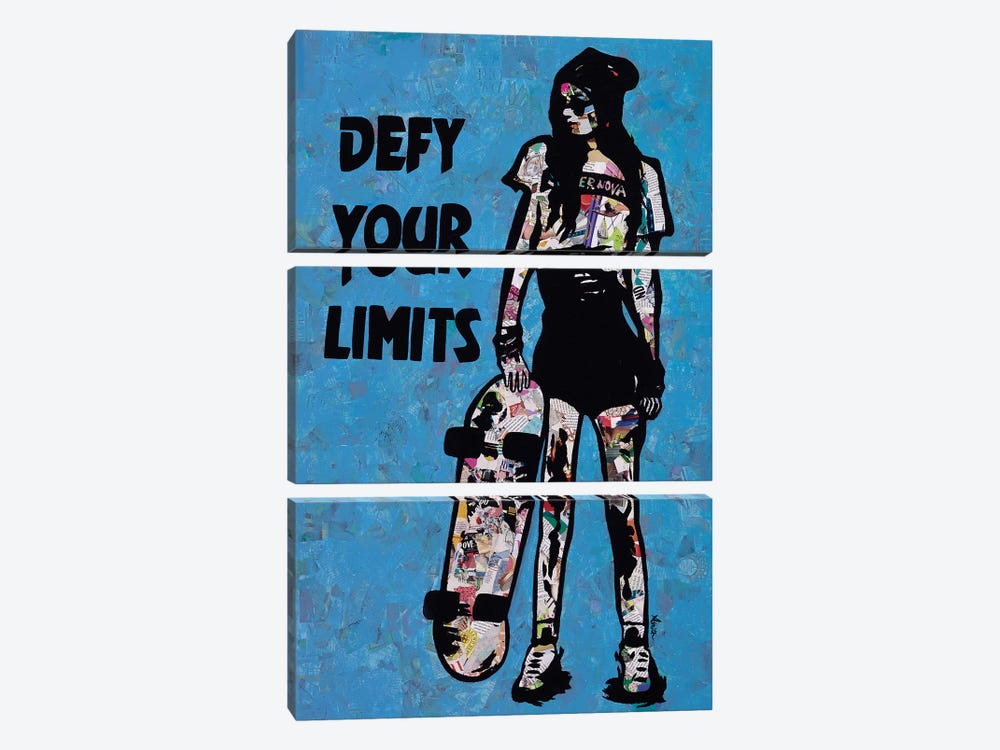 Defy Your Limits by Amy Smith 3-piece Canvas Art Print