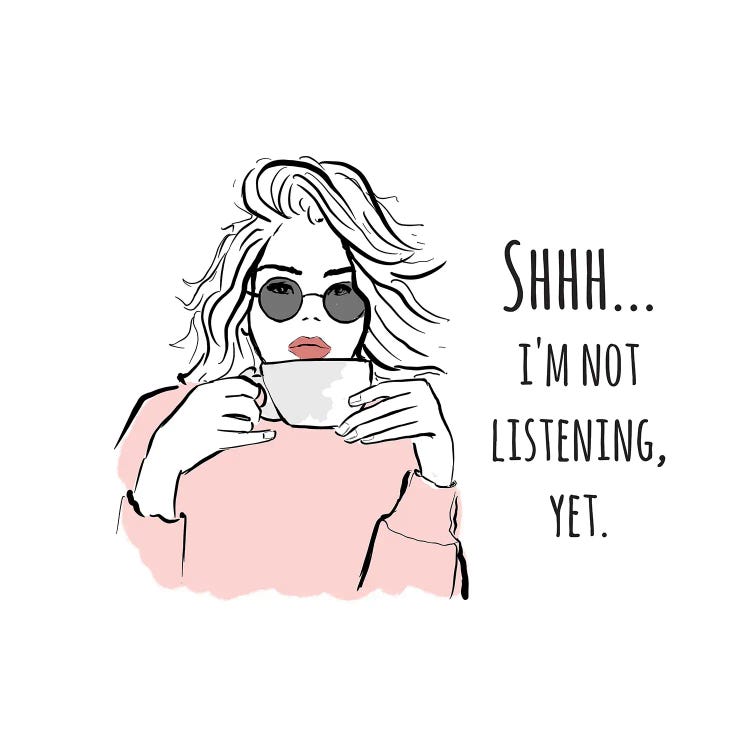 Not Listening by Alison Petrie wall art