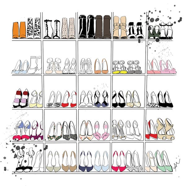 Alison Petrie: Shoe Closet by Alison Petrie