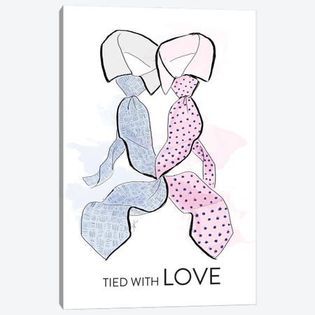 Tied With Love Canvas Print #ASN15} by Alison Petrie Canvas Art