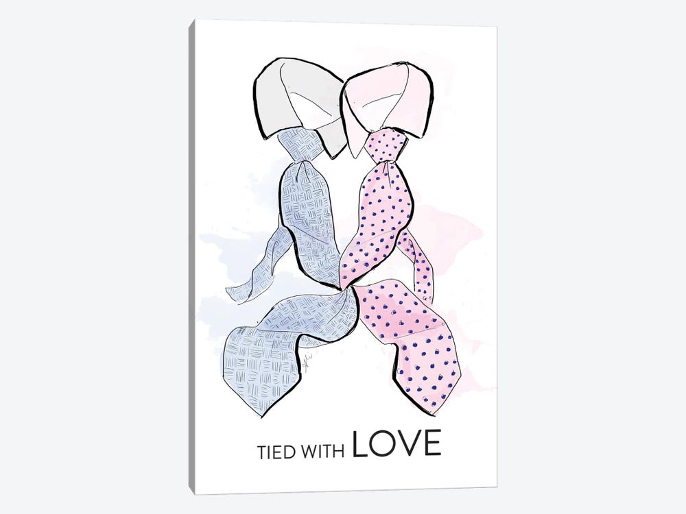 Tied With Love by Alison Petrie 1-piece Canvas Art Print