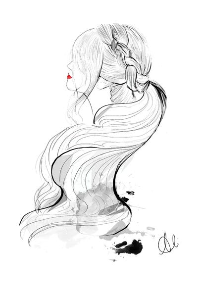 The Alice by Alison Petrie framed canvas print