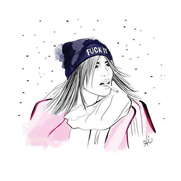 Smoking: Fuck It Hat by Alison Petrie