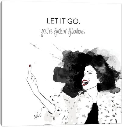 Let It Go Canvas Art Print - Alison Petrie