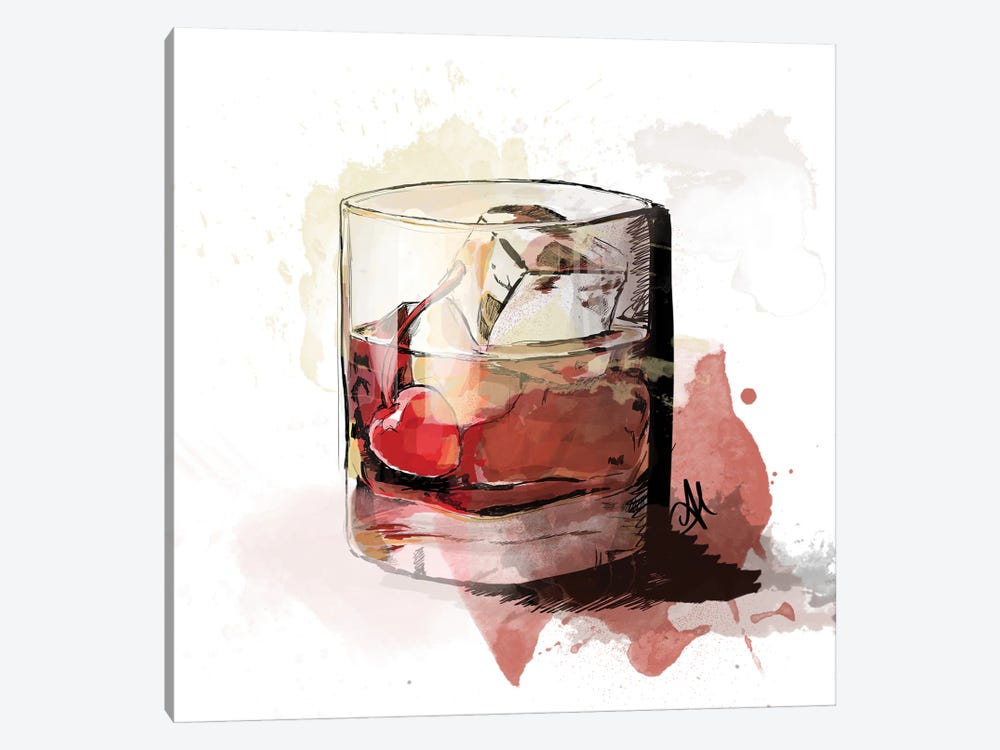 Bowd's Drink by Alison Petrie 1-piece Canvas Print