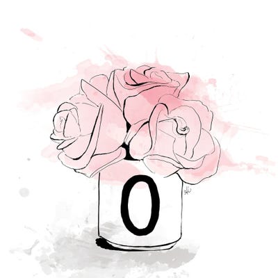 O Bouquet by Alison Petrie canvas print