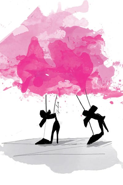 Pretty In Pink by Alison Petrie acrylic art print