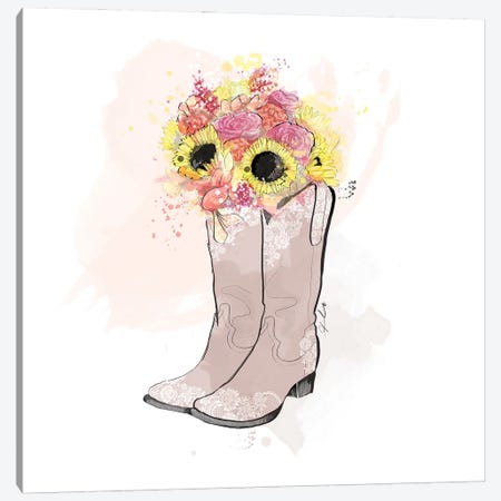 Country Love Canvas Print #ASN38} by Alison Petrie Canvas Print