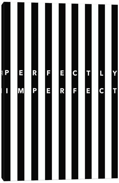 Perfectly Imperfect Canvas Art Print - Black & White Patterns