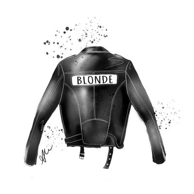 Blonde by Alison Petrie framed wall art