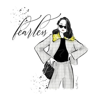 Fearless by Alison Petrie art print