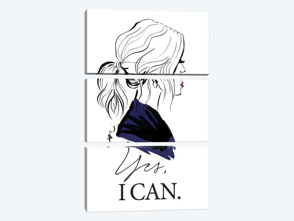 Yes I Can by Alison Petrie 3-piece Art Print