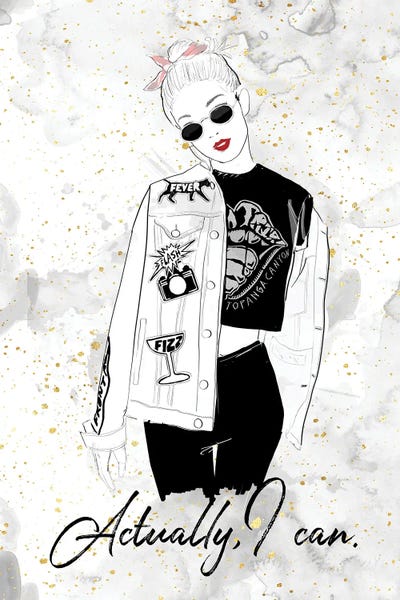 Actually I Can by Alison Petrie framed wall art