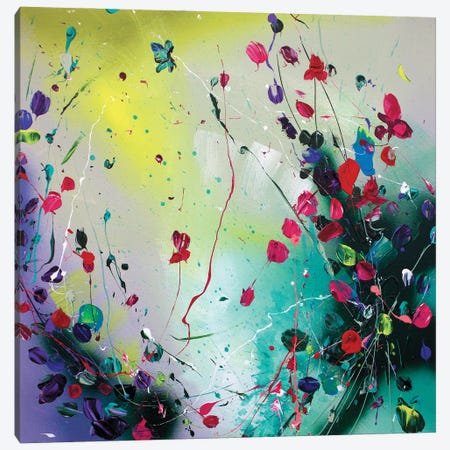 Shiny Raindrops Canvas Print #ASP10} by Anastassia Skopp Art Print