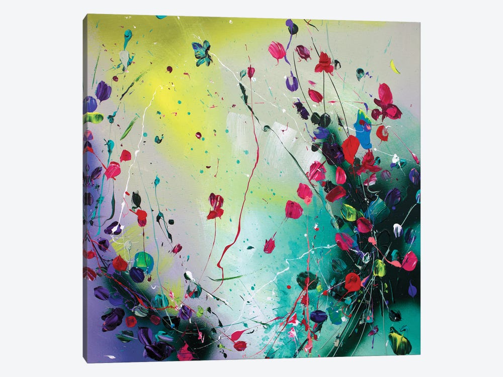 Shiny Raindrops by Anastassia Skopp 1-piece Canvas Art
