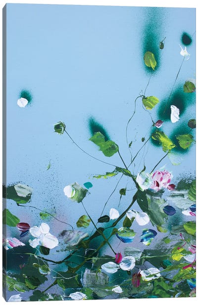 Calm Flowers Canvas Art Print - Anastassia Skopp