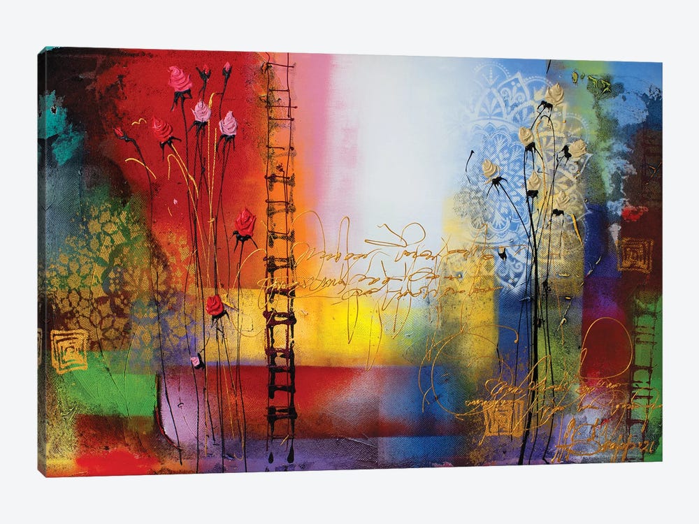 Meditation Of Colors by Anastassia Skopp 1-piece Canvas Wall Art