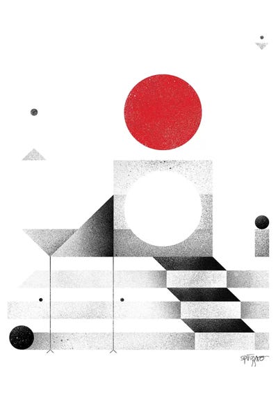 Openspace IV by Antony Squizzato framed wall art