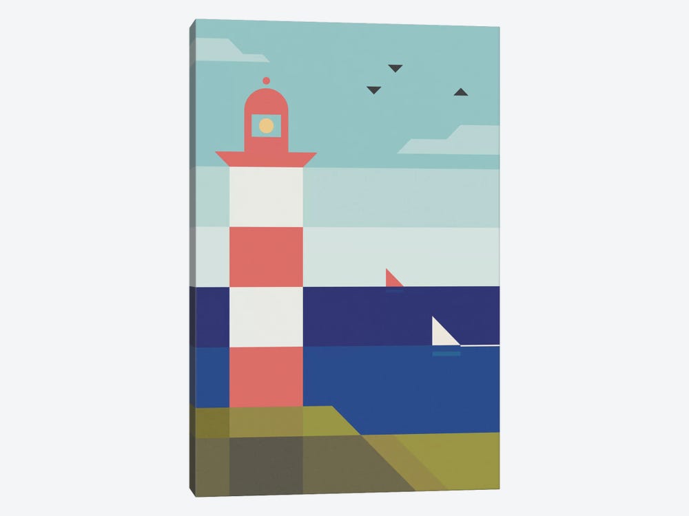 Lighthouse by Antony Squizzato 1-piece Canvas Art Print