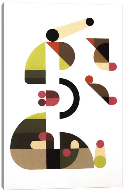 Synced Canvas Art Print - Abstract Shapes & Patterns
