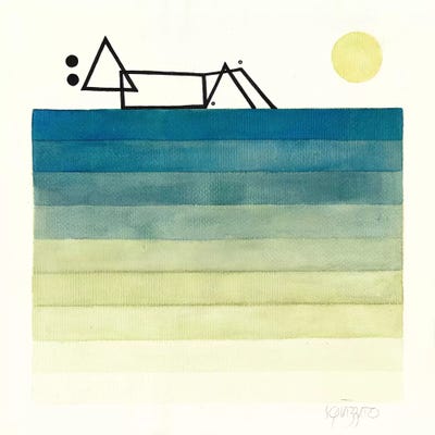 Escape by Antony Squizzato framed wall art