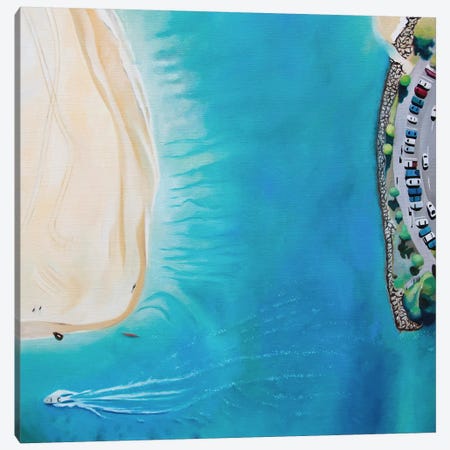 Noosa Beach Canvas Print #ASQ5} by Antony Squizzato Canvas Artwork