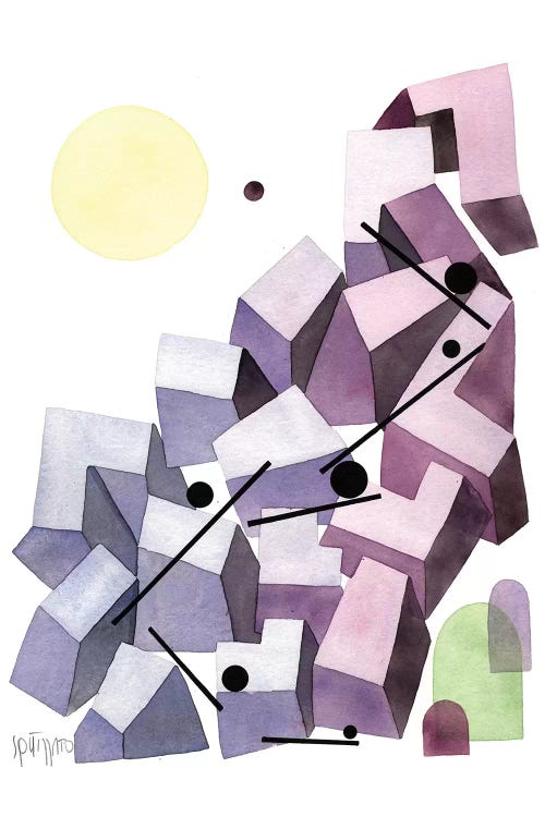 On The Edge by Antony Squizzato canvas print