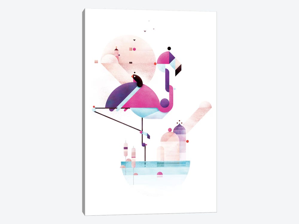 Placido Flamingo by Antony Squizzato 1-piece Art Print