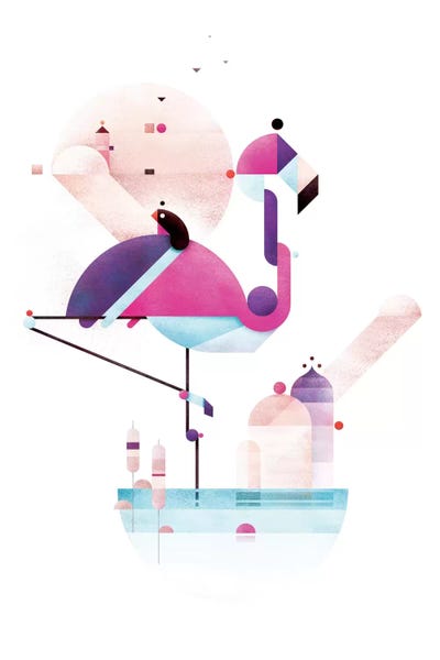 Antony Squizzato: Placido Flamingo by Antony Squizzato