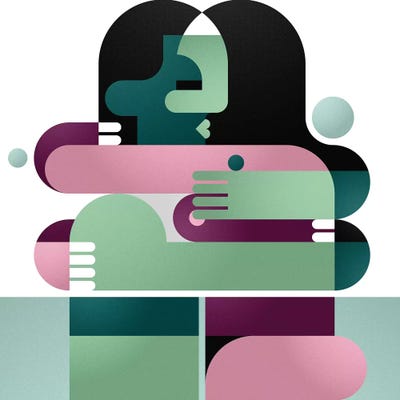 A Kiss For Feeedom by Antony Squizzato framed wall art